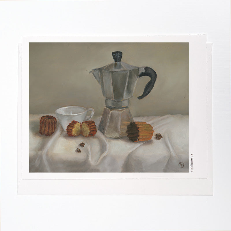 Breakfast With Canele Mini Print