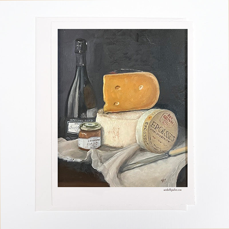 Cailloux Cheese Mini Print