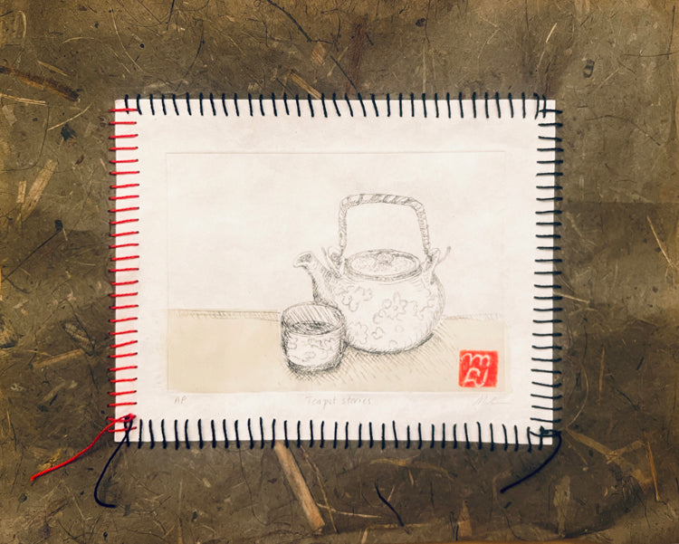 Tea Pot Stitched