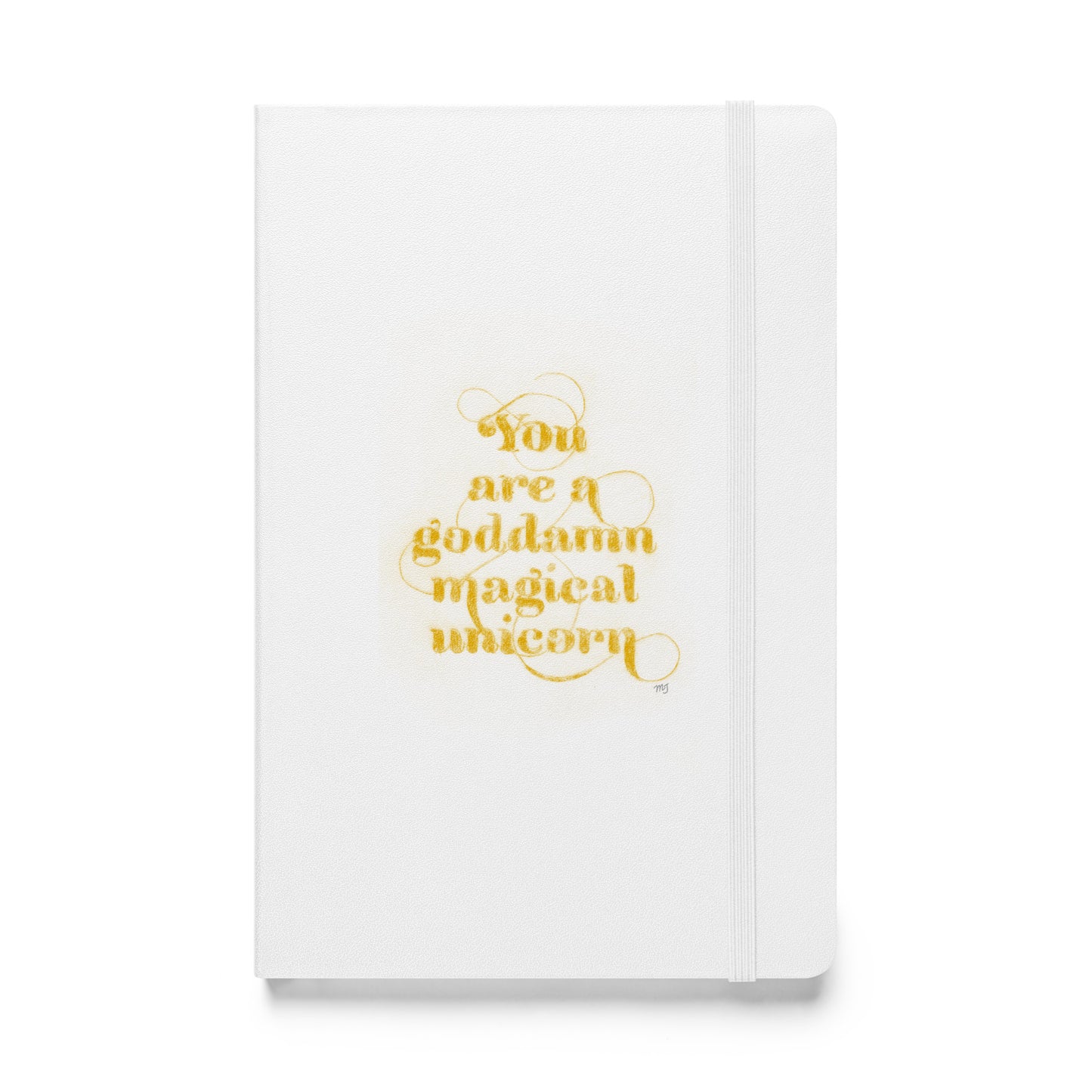 You are a Goddamn Magical Unicorn - Golden Yellow Journal