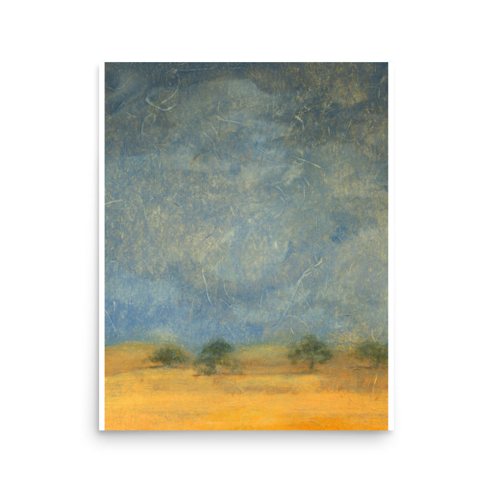 Oak and Hills I Art Print