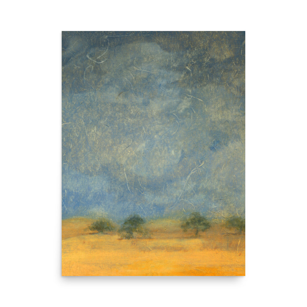 Oak and Hills I Art Print