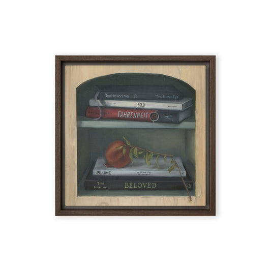 "Banned Books" Framed canvas reproduction