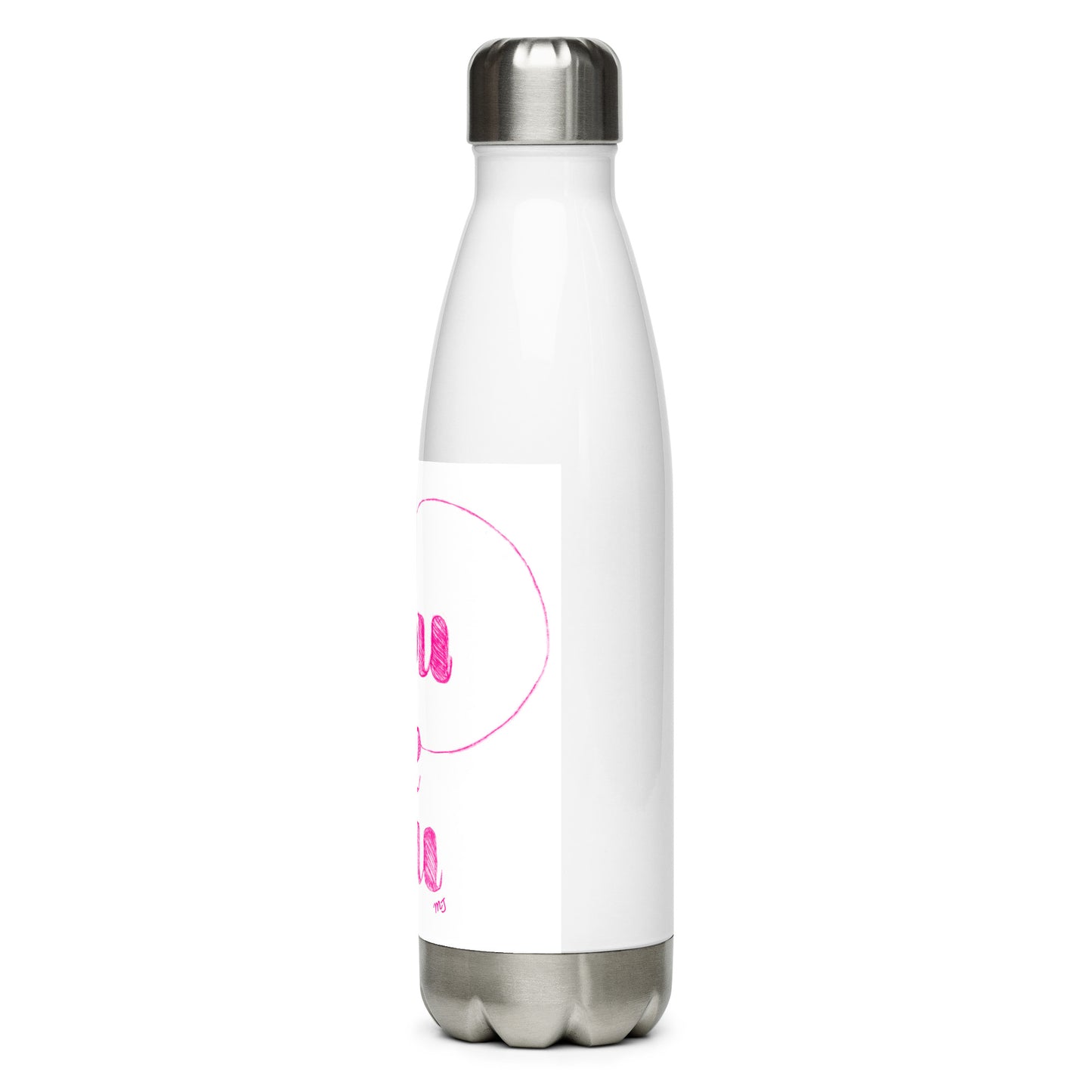 You Be You Etching in Pink Stainless steel water bottle